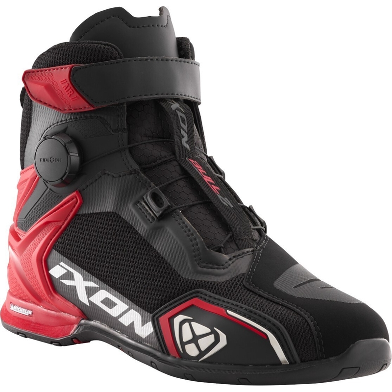 IXON Bull 2 Air schwarz-weiß-rot Motorradstiefel
