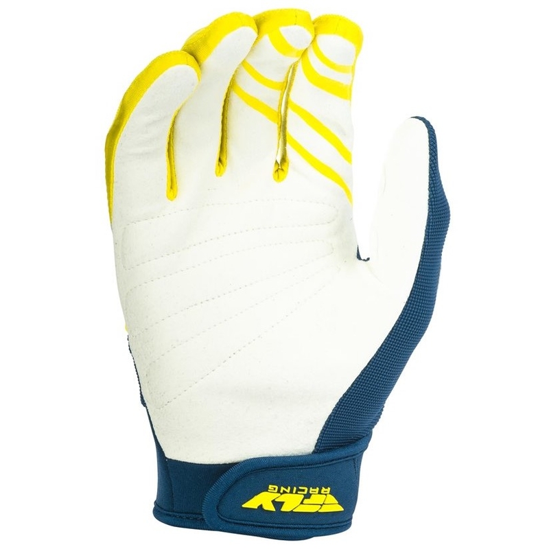 Motocross Handschuhe FLY Racing F-16 2019 - USA gelb-weiß-blau Ausverkauf