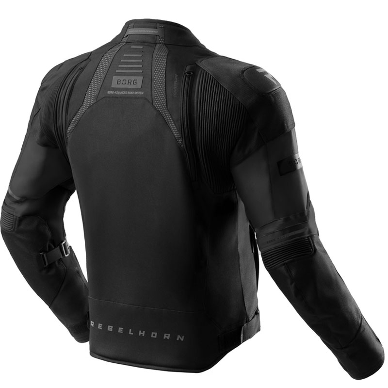 Motorradjacke Rebelhorn Borg II schwarz