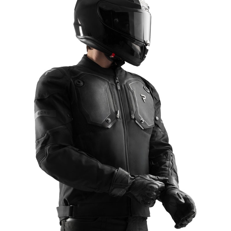 Motorradjacke Rebelhorn Borg II schwarz