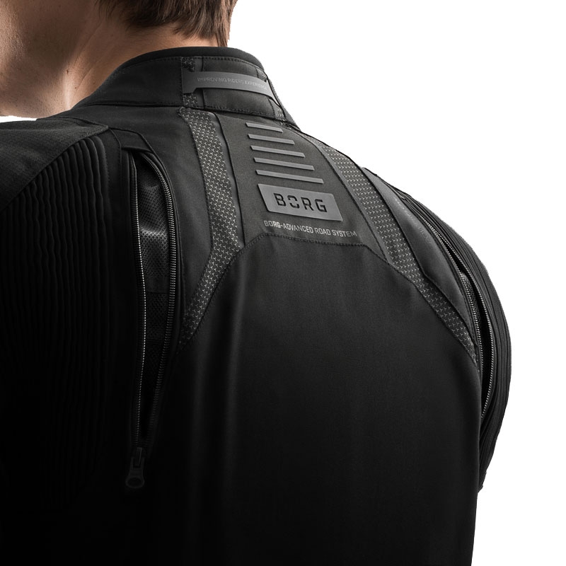 Motorradjacke Rebelhorn Borg II schwarz