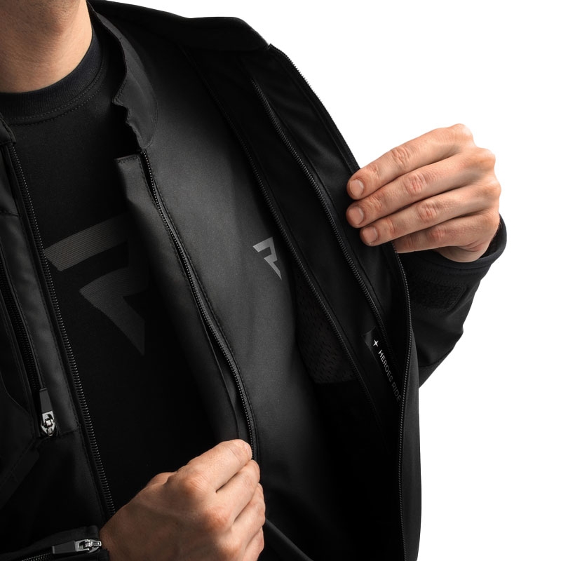 Motorradjacke Rebelhorn Borg II schwarz