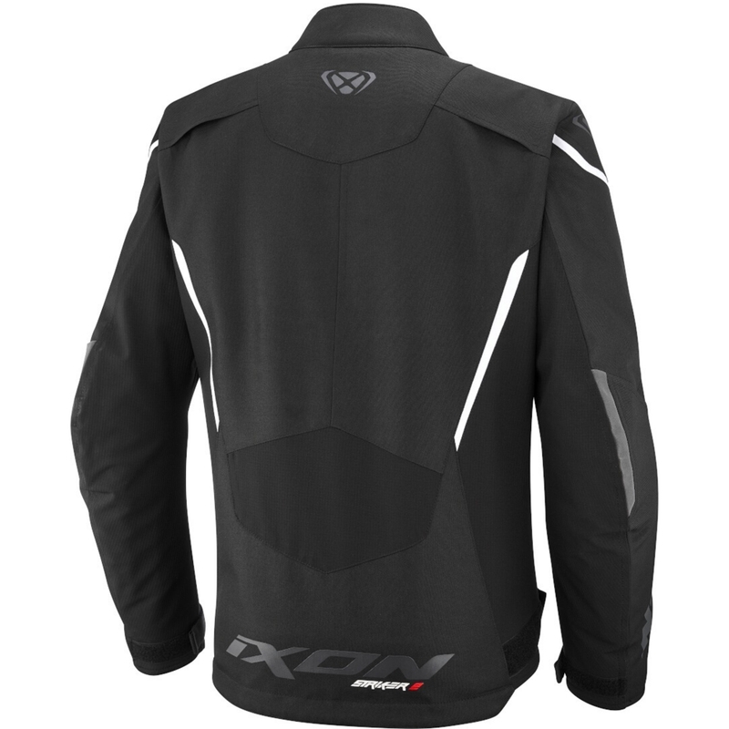 IXON Striker 2 C-Größe Motorradjacke schwarz-weiß
