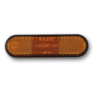 Highsider Smart Reflektor mit Selbstklebefolie, oval, gelb