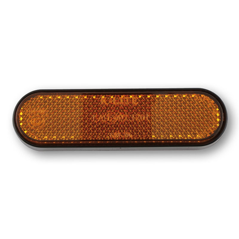 Highsider Smart Reflektor mit Selbstklebefolie, oval, gelb