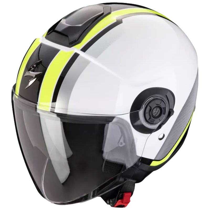 Offener Motorradhelm Scorpion EXO-CITY II VEL weiß-fluorgelb