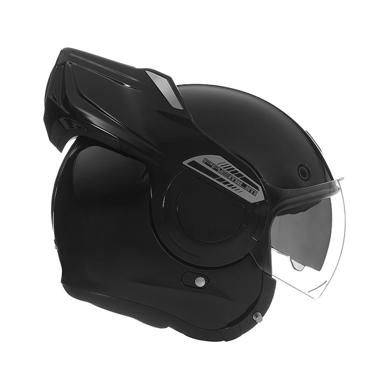 NOX PREMIUM Stratos Klapphelm Motorrad mattschwarz