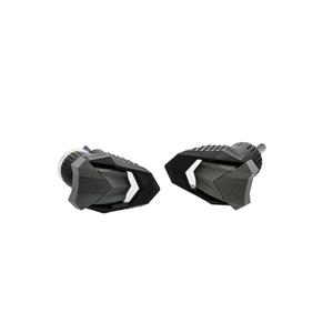 Frame sliders PUIG R19 20606N black with grey rubber
