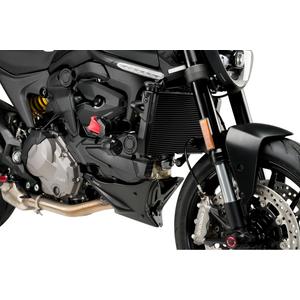 Engine spoiler PUIG 20714J schwarz matt