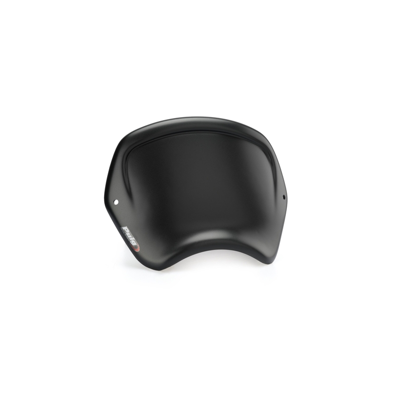 Windschirm PUIG FRONTAL PLATE schwarz matt