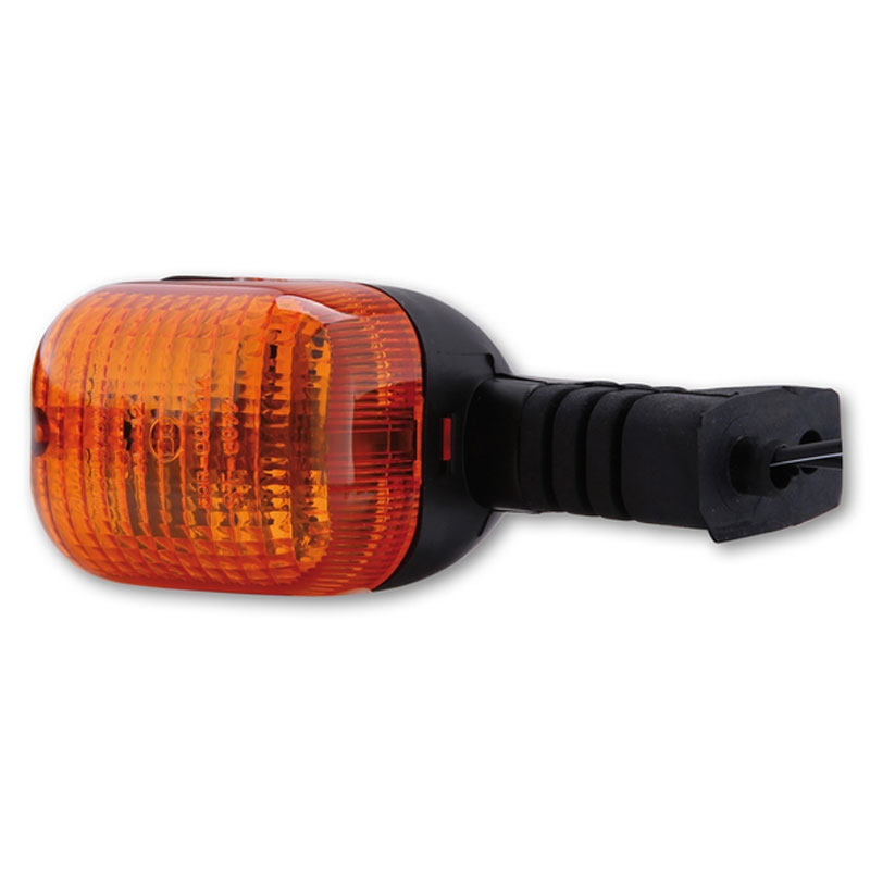 Motorradblinker Highsider Smart Duc Style II schwarz-orange