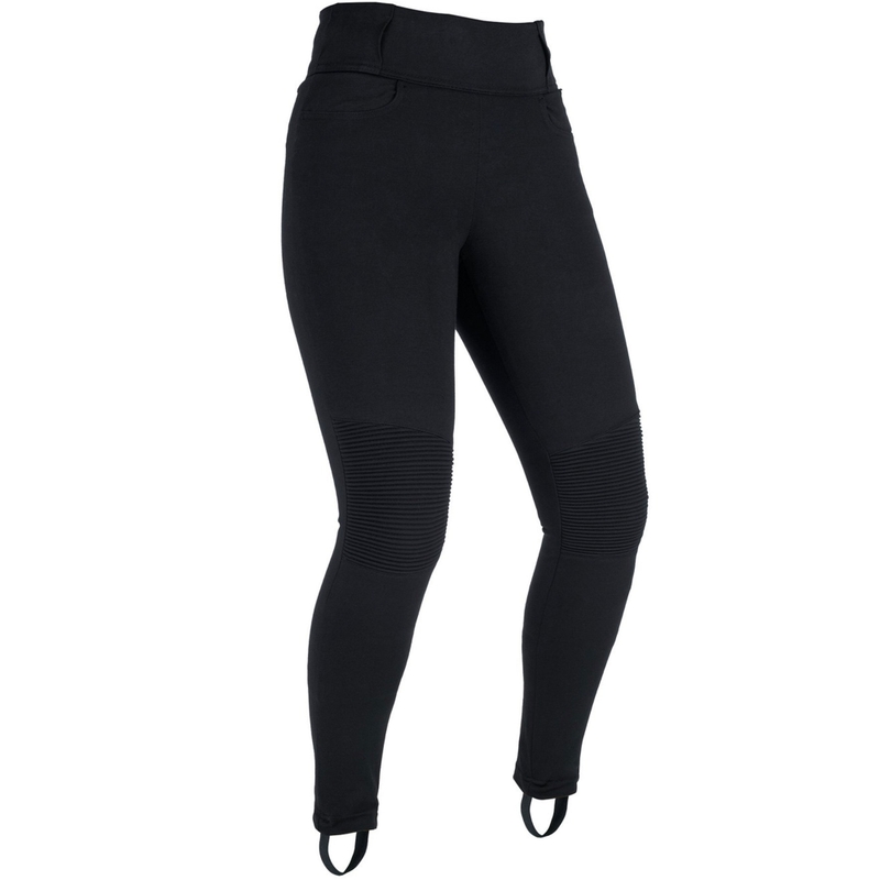 Damen Motorradleggings Oxford Super Moto schwarz