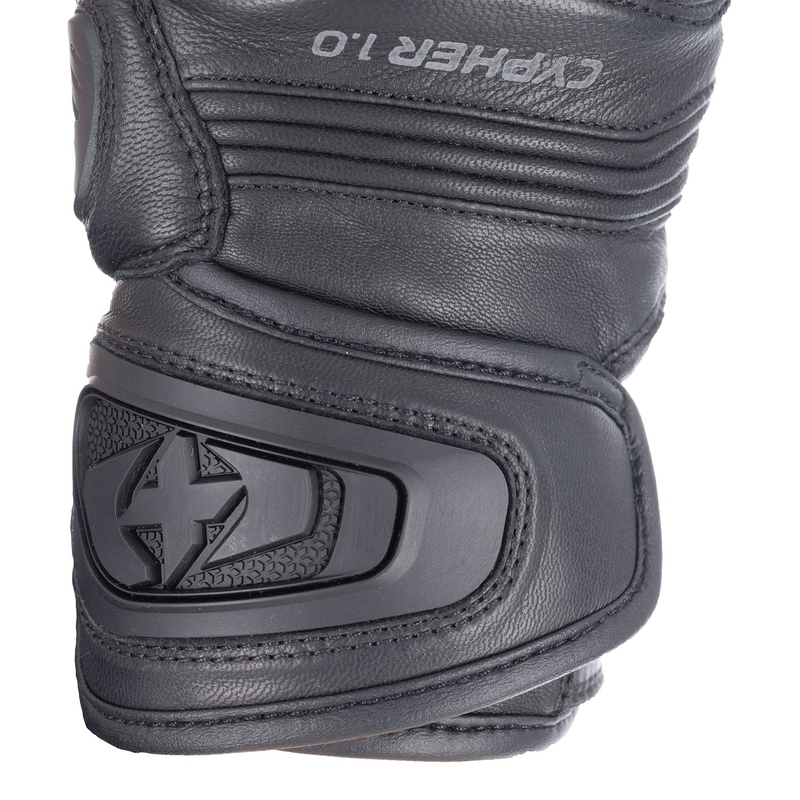 Oxford Cypher 1.0 kurze Motorradhandschuhe schwarz