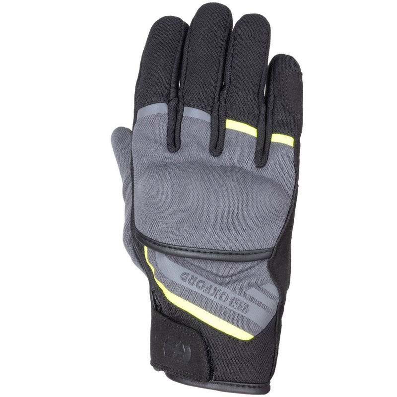Oxford Dakar 1.0 Motorradhandschuhe grau-gelb