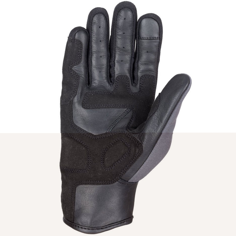 Oxford Dakar 1.0 Motorradhandschuhe grau-gelb