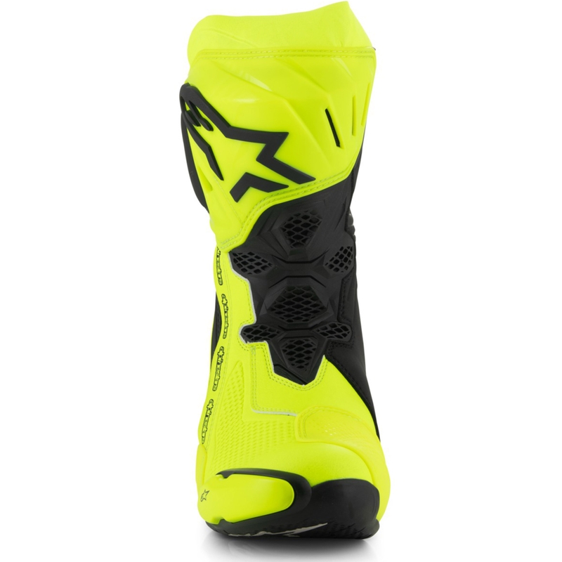Alpinestars Supertech R Motorradstiefel neongelb-schwarz