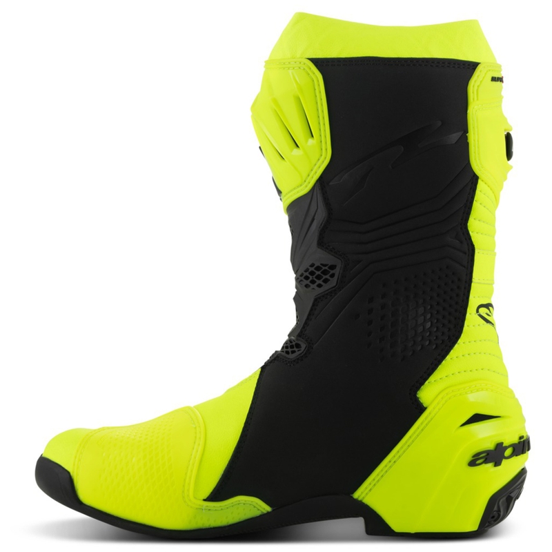 Alpinestars Supertech R Motorradstiefel neongelb-schwarz