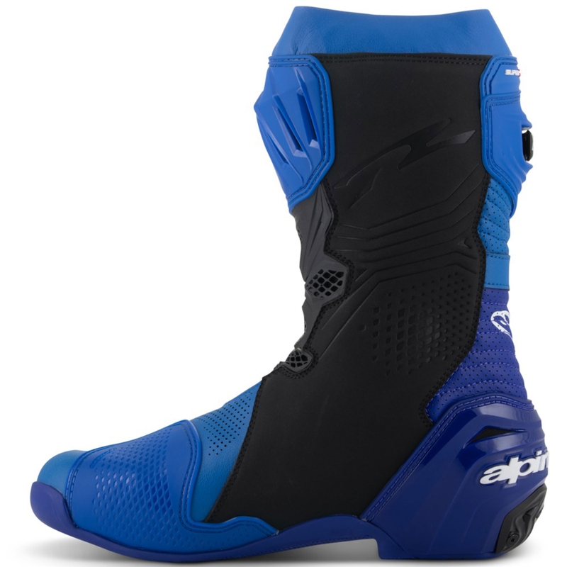 Alpinestars Supertech R Vented Motorradstiefel blau-schwarz
