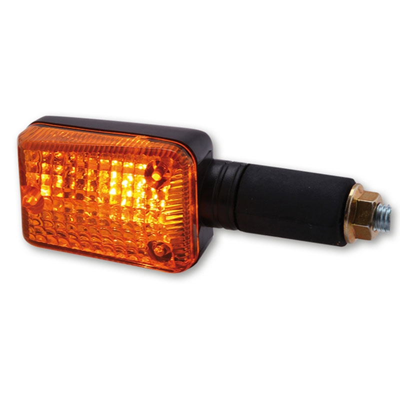 Motorradblinker Highsider Smart Mini lang schwarz