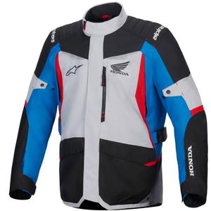 Alpinestars ST-1 Wasserdichte Motorradjacke Honda Kollektion grau-blau-schwarz-rot