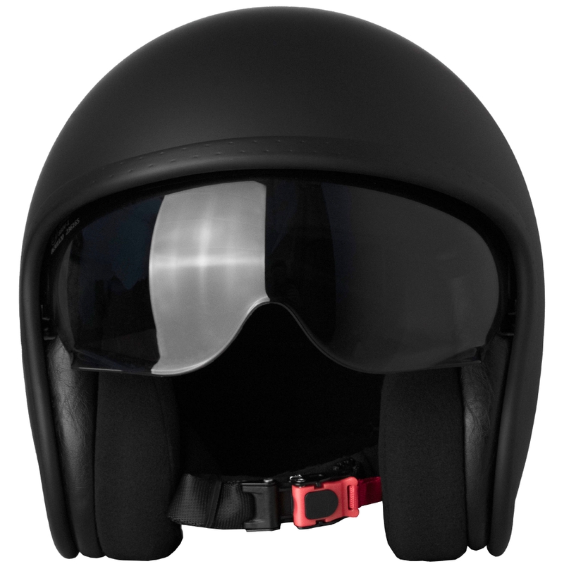 Offener Motorradhelm Street Racer Shadow II Mattschwarz - II. Qualität
