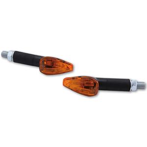 Highsider Smart Peak Motorradblinker lang schwarz