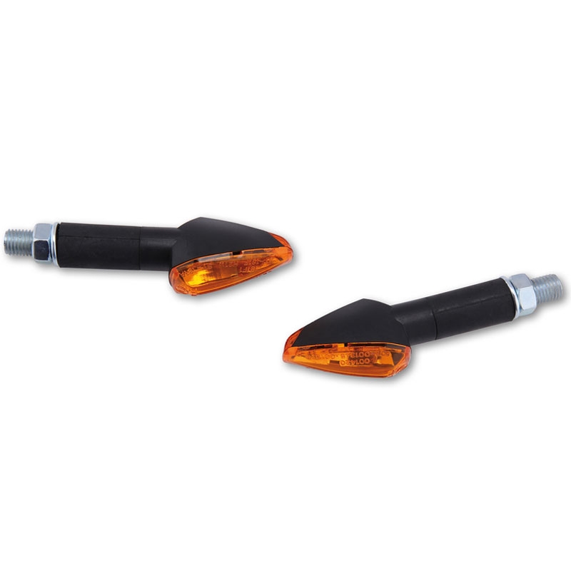 Highsider Smart Peak Motorradblinker lang schwarz