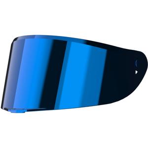 Visier für Motorradhelme LS2 FF807 blau iridium