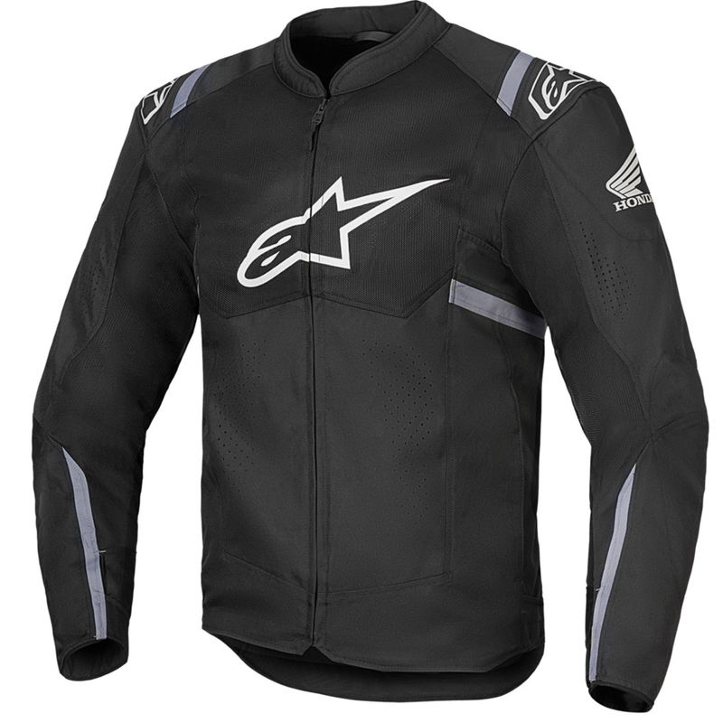 Motorradjacke Alpinestars T-SPS Air V2 Honda Collection Schwarz-Grau-Weiß