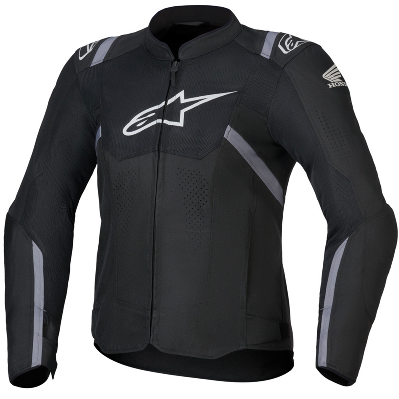 Alpinestars Stella T-SPS Air V2 Honda Kollektion Damen Motorradjacke schwarz-grau-weiß