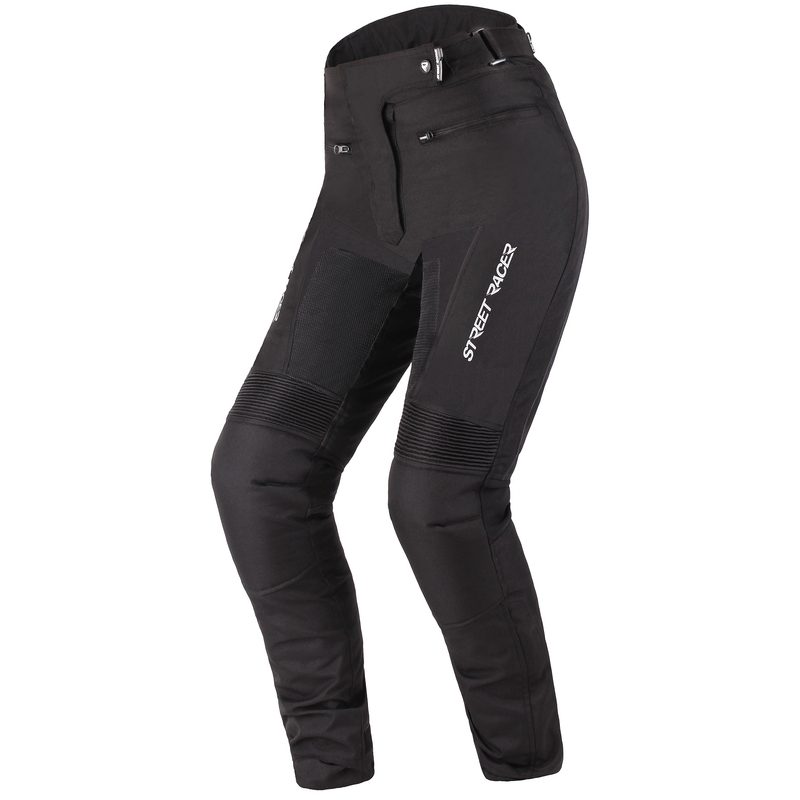 Women's Street Racer Elite Schwarz Motorradhose Ausverkauf