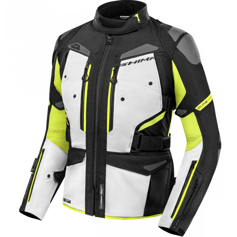 Damen Motorradjacke Shima Dune fluo gelb