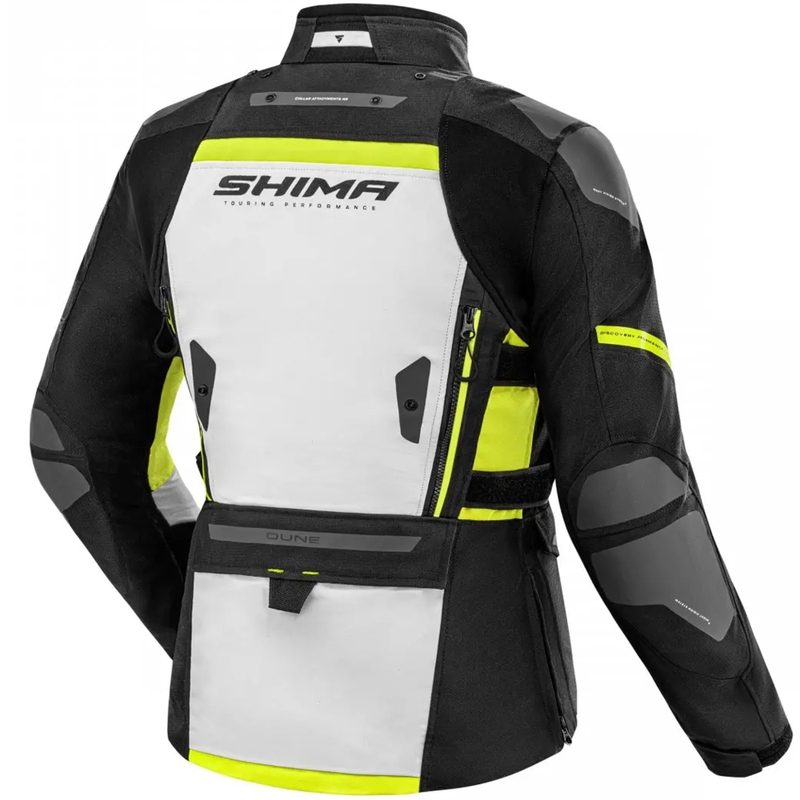 Damen Motorradjacke Shima Dune fluo gelb