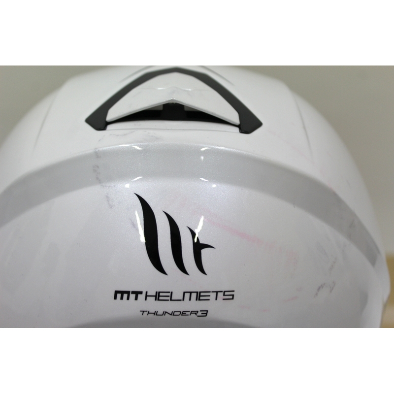 MT Thunder 3 SV Integral Motorradhelm weiß - Klasse II