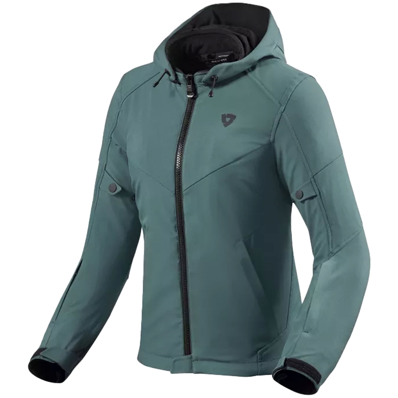 Revit Afterburn H2O Damen Motorradjacke Dunkelgrün