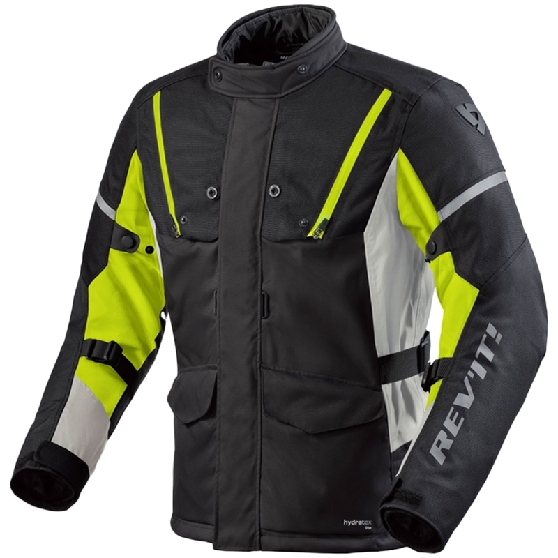 Revit Horizon 3 H2O schwarz-fluorgelbe Motorradjacke
