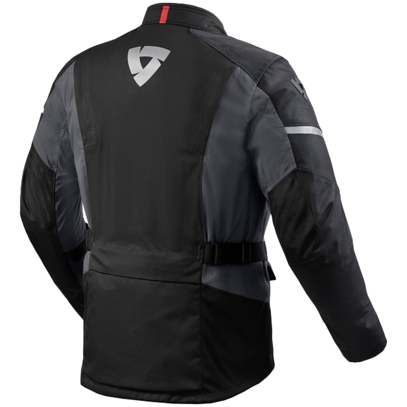 Revit Horizon 3 H2O schwarz-weiße Motorradjacke