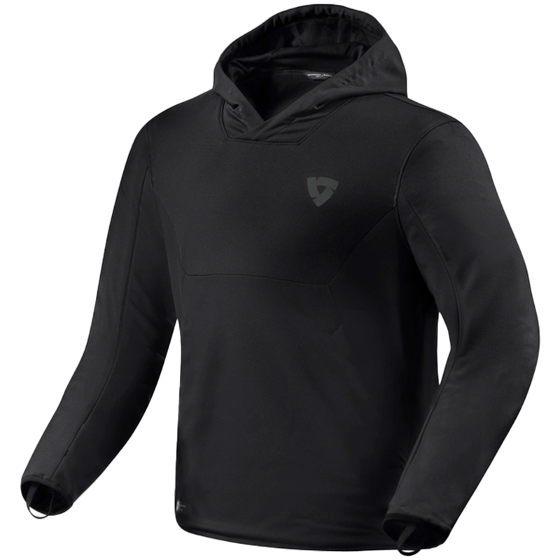 Motorrad-Kapuzenpullover Revit Andon schwarz