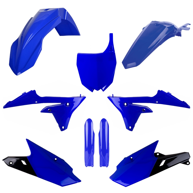 Satz Kunststoffteile POLISPORT blue yam 98 für YAMAHA YZ 250 F 2014-2018, YAMAHA YZ 450 F 2014-2017