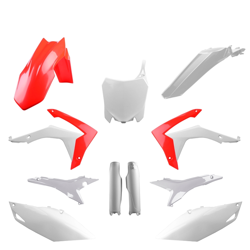 Satz Kunststoffteile POLISPORT OEM Color für HONDA CRF 450 R 2013-2016, HONDA CRF 250 R 2014-2017