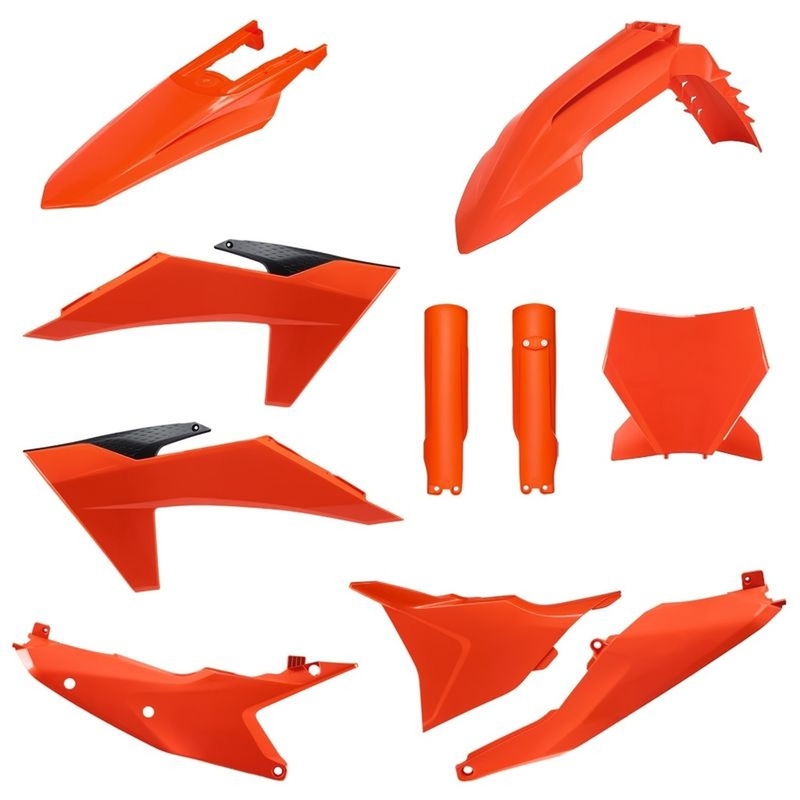 Satz Kunststoffteile POLISPORT orange