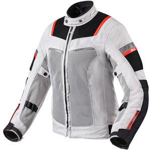 Revit Tornado 3 Damen Motorradjacke Silber und Schwarz Ausverkauf