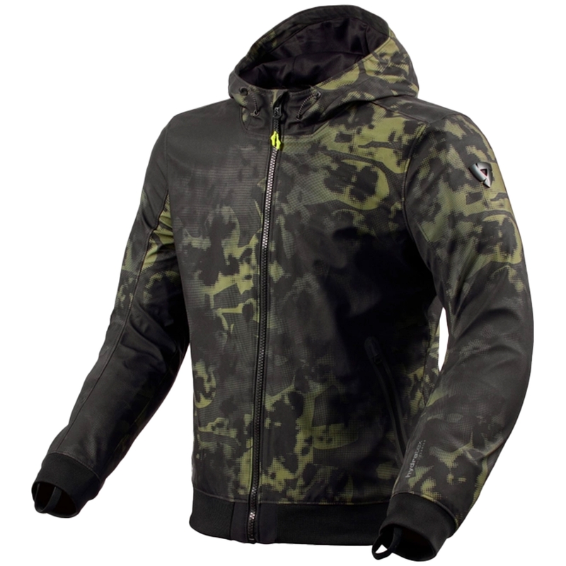 Revit Saros WB Softshelljacke schwarz-dunkelgrün