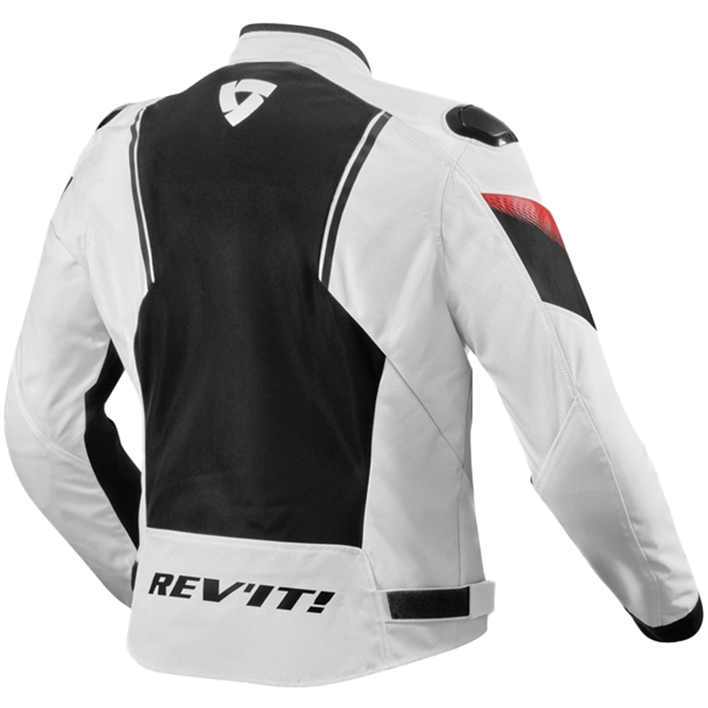 Revit Control Air H2O Motorradjacke schwarz/weiß