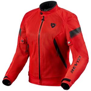 Revit Control Air H2O Motorradjacke für Frauen Rot und Schwarz