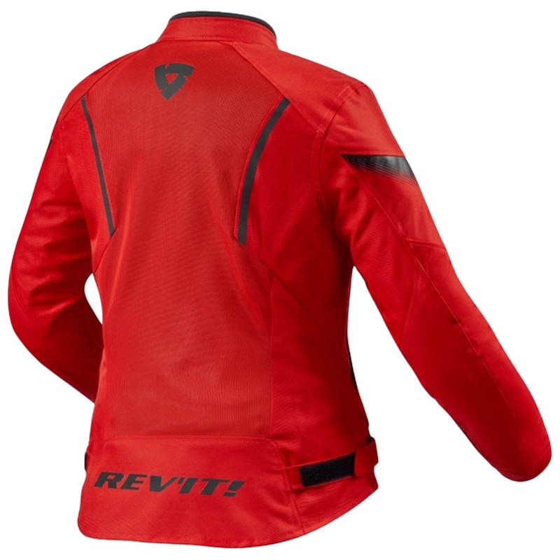 Revit Control Air H2O Motorradjacke für Frauen Rot und Schwarz
