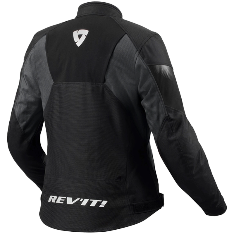 Motorradjacke Revit Control H2O Schwarz-Anthrazit Damen
