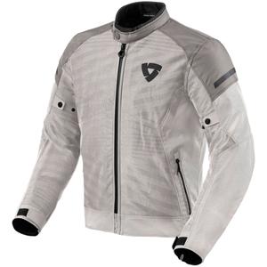 Motorradjacke Revit Torque 2 H2O Silber-Grau