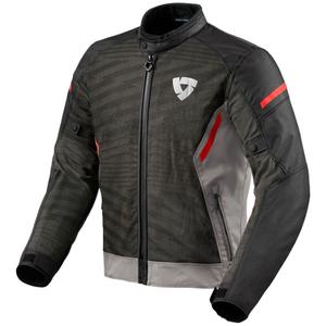 Revit Torque 2 H2O Motorradjacke grau-rot