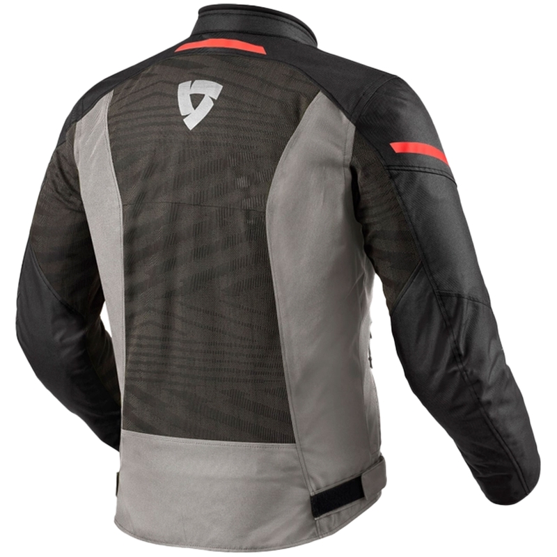 Revit Torque 2 H2O Motorradjacke grau-rot